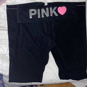 PINK foldover flare Leggings
